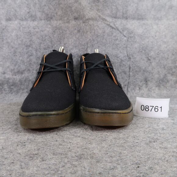 Dr Martens Shoes Womens 5 Boots Daytona Desert Chukka Black Classic Casual Twill - Picture 3 of 14